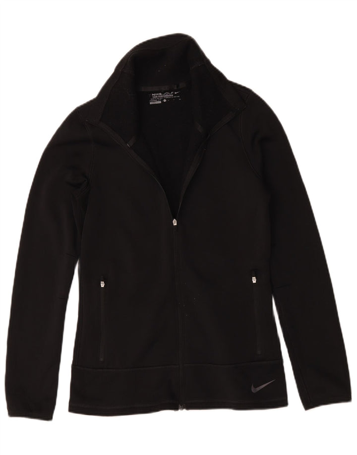 Giacca da tuta Nike Therma-Fit da donna UK 10 piccola poliestere nero