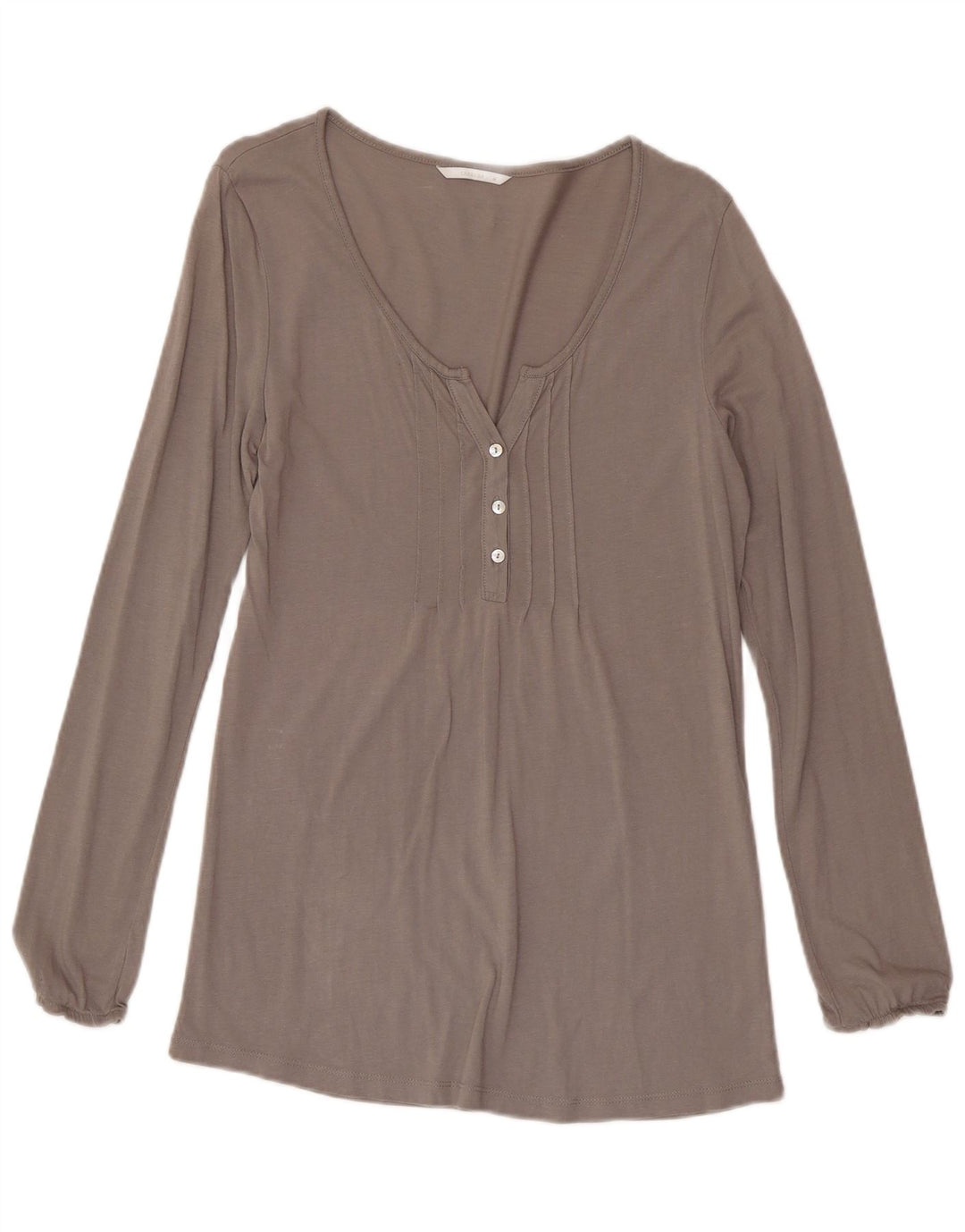 Maglia da donna Carrera a maniche lunghe UK 12 Cotone grigio medio