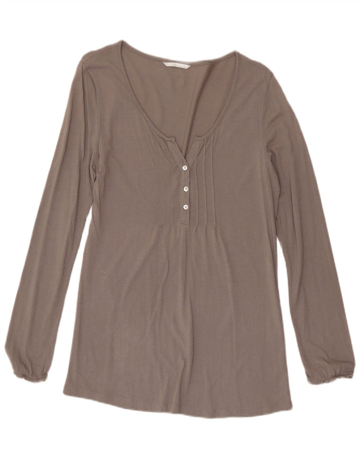 Maglia da donna Carrera a maniche lunghe UK 12 Cotone grigio medio