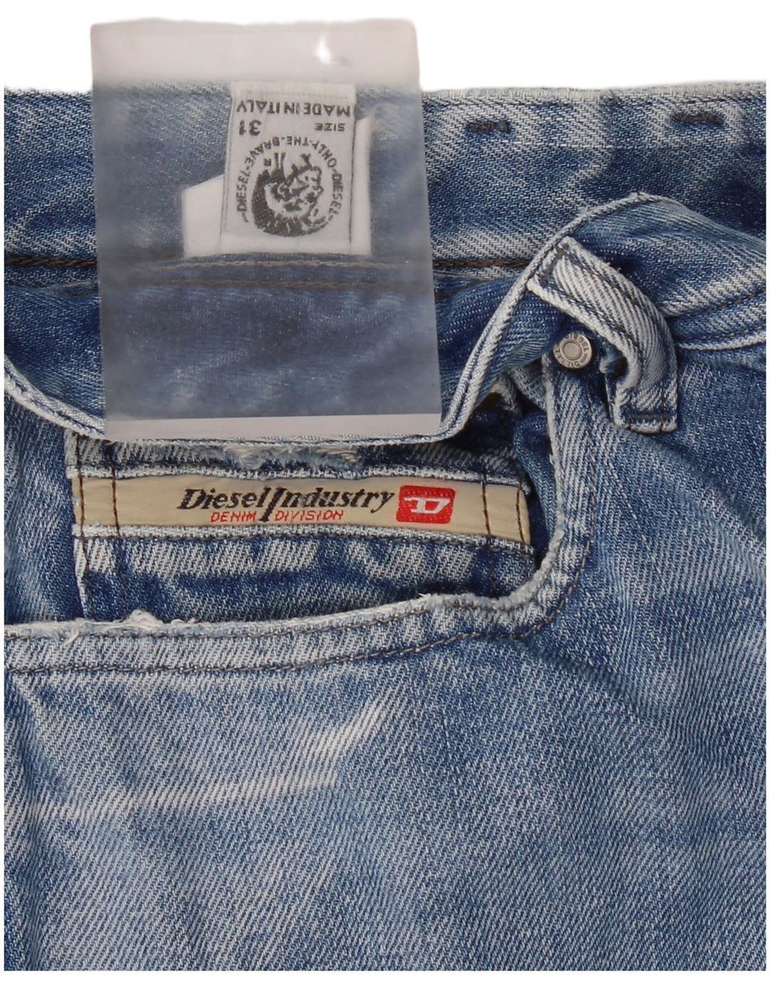 Jeans bootcut invecchiati da donna Diesel W31 L31 Blu