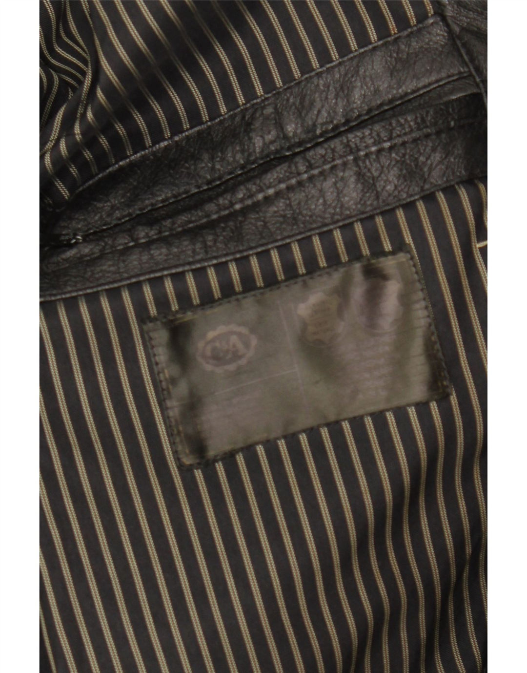 Giacca in pelle da uomo C&A EU 54 2XL Pelle nera