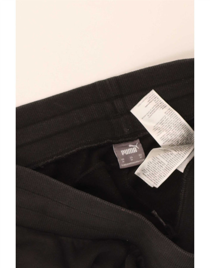 Pantaloni da tuta da donna Puma Joggers UK 14 Medium Black Cotton