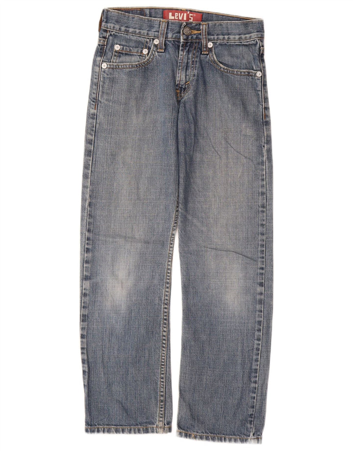 LEVI'S Ragazzi 514 Jeans dritti slim 9-10 anni W25 L25 Cotone blu