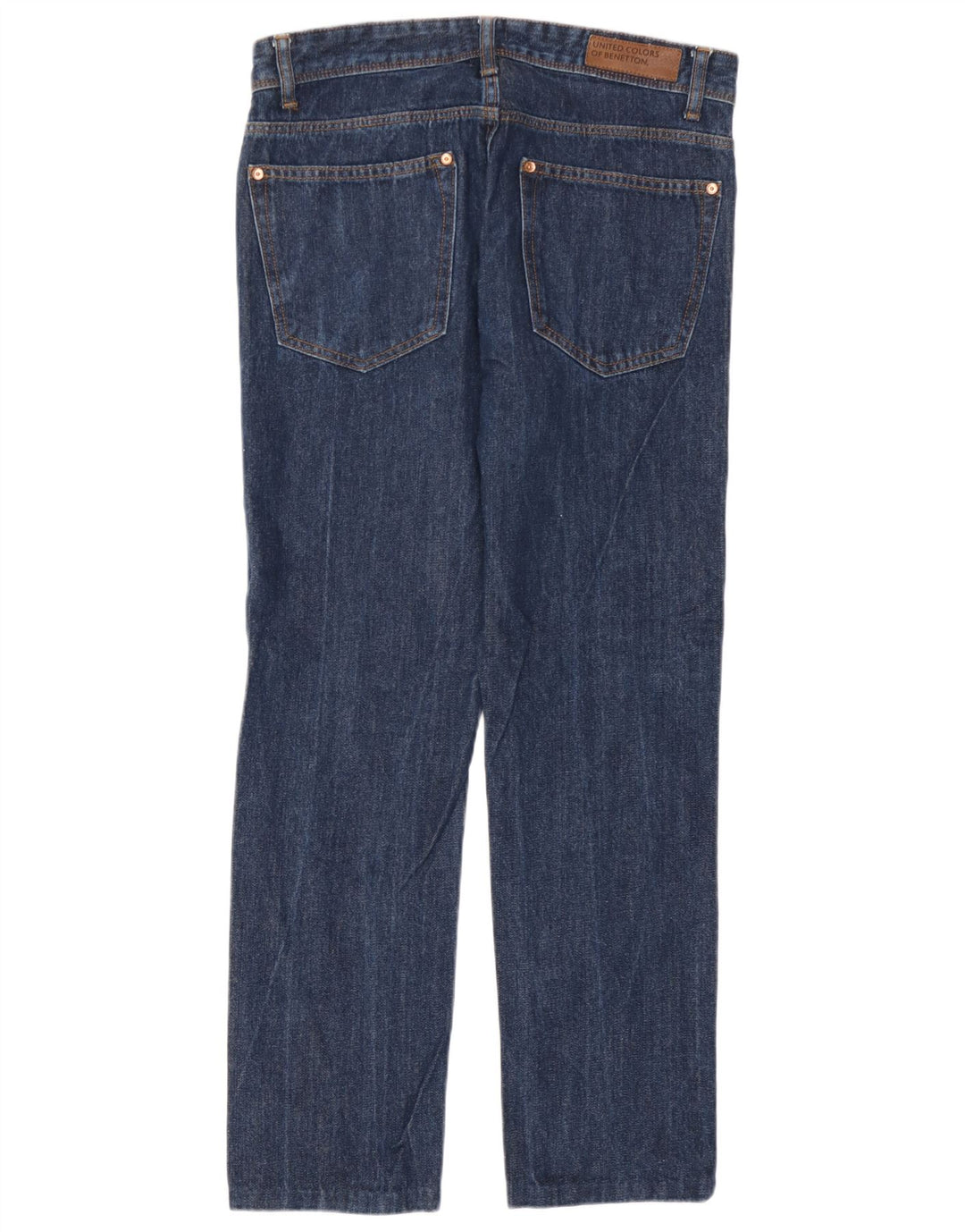 Jeans dritti da uomo Benetton W32 L29 Blu