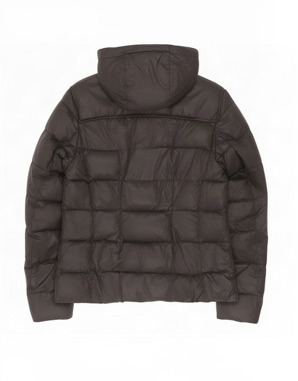 Timberland Womens Hooded Padded Jacket UK 14 Medium Black Nylon