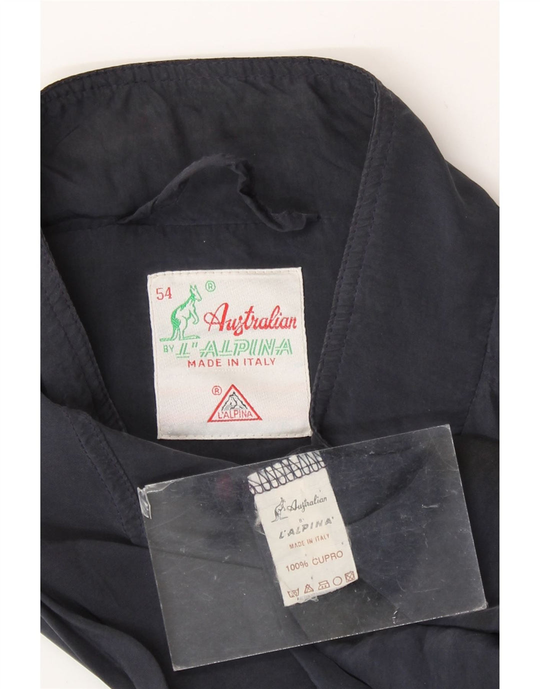 Giubbotto bomber da uomo AUSTRALIAN L'ALPINA IT 54 2XL Blu Navy Cupro