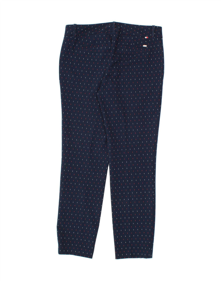 TOMMY HILFIGER Womens Casual Trousers US 6 Medium W32 L29 Navy Blue Vintage Tommy Hilfiger and Second-Hand Tommy Hilfiger from Messina Hembry 