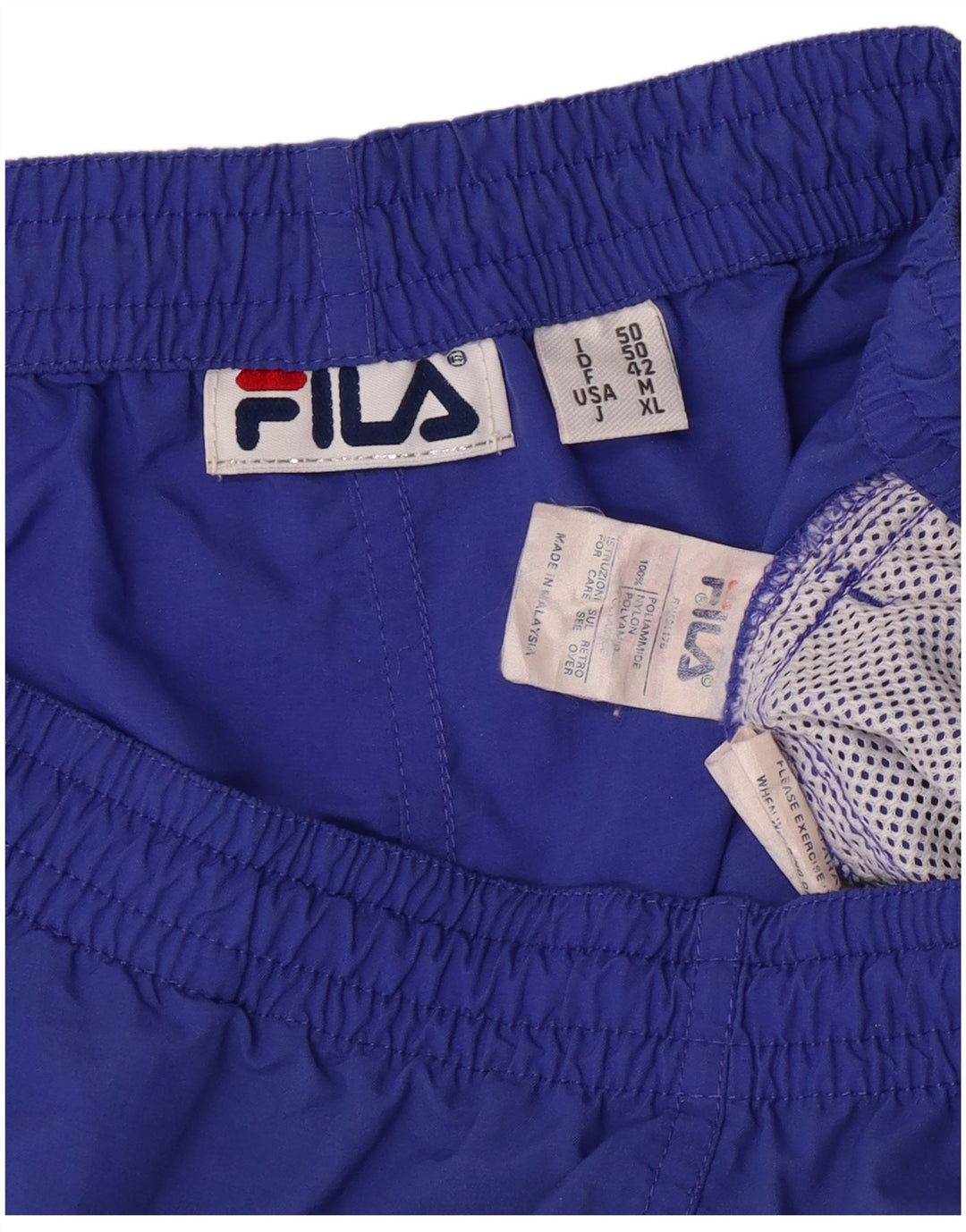 Pantaloncini sportivi da uomo FILA IT 50 Large Blu Poliammide