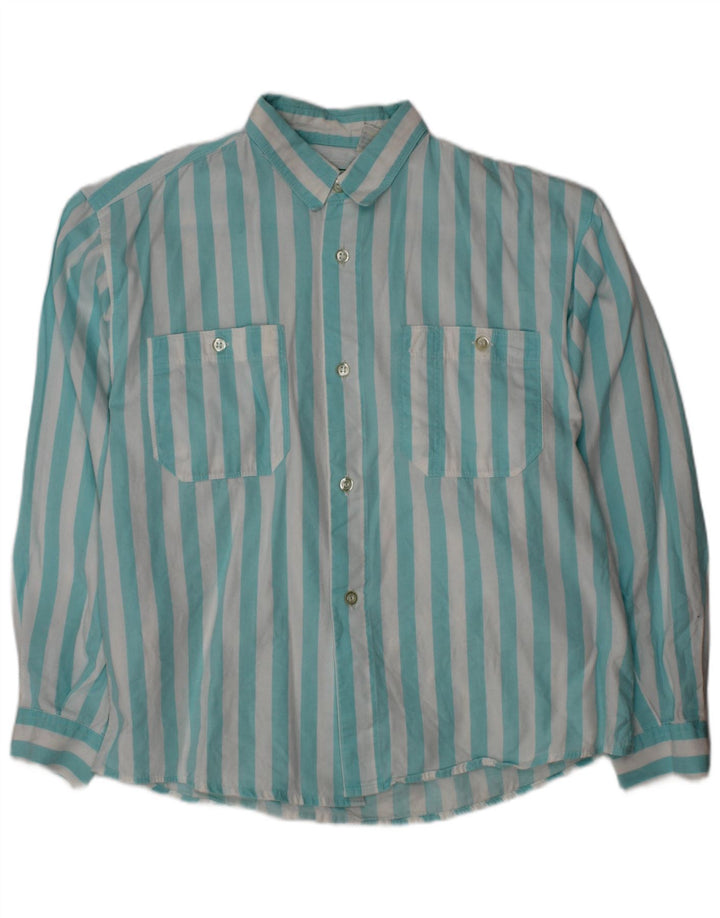 Maglia BENETTON Bambino 7-8 Anni Riga Media Blu