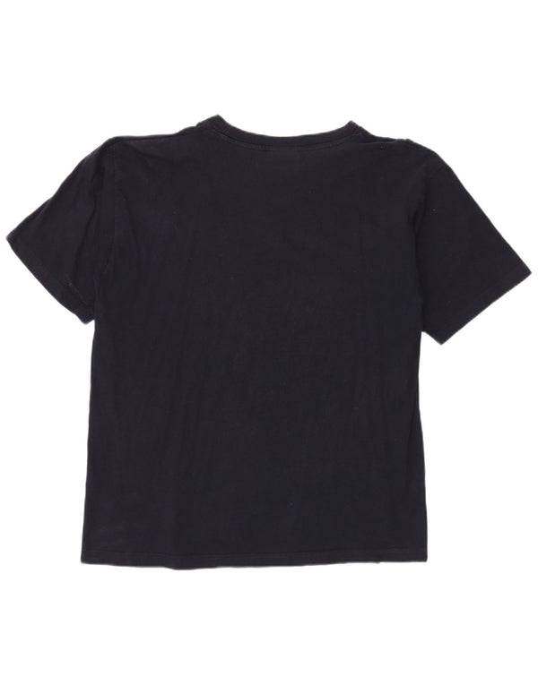 T-shirt ASICS da uomo XL XL in cotone blu navy