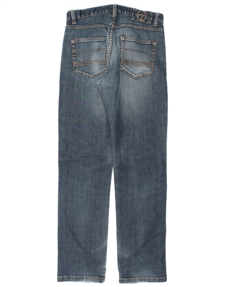 SERGIO TACCHINI Jeans dritti da uomo W34 L34 Blu Cotone