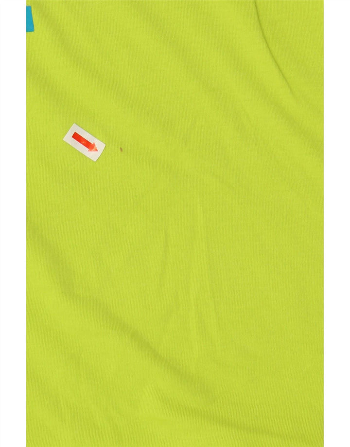 DIADORA T-shirt grafica da uomo Top Small in cotone verde