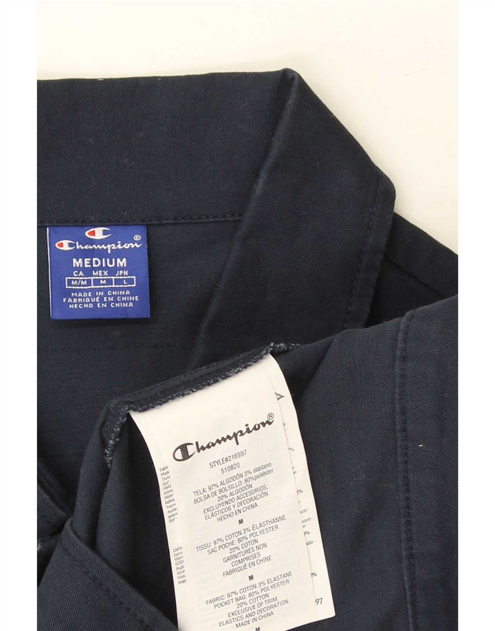 Giubbotto bomber da uomo Champion UK 38 cotone blu navy medio