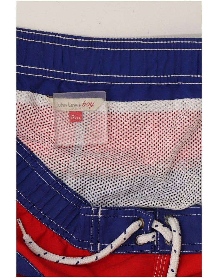 Pantaloncini da bagno per ragazzi John Lewis 11-12 anni a righe rosse