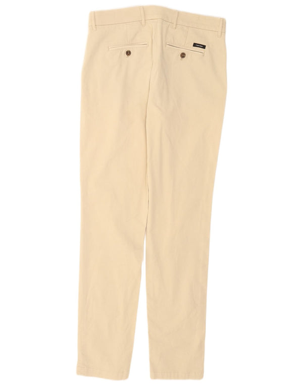 Pantaloni chino slim da uomo Calvin Klein W31 L32 Beige