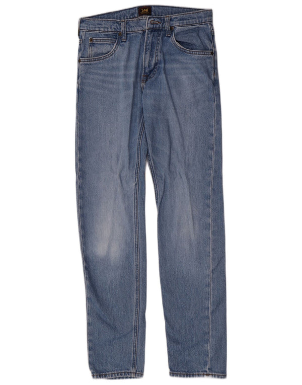 Jeans dritti slim Lee Rider da uomo W28 L32 in cotone blu