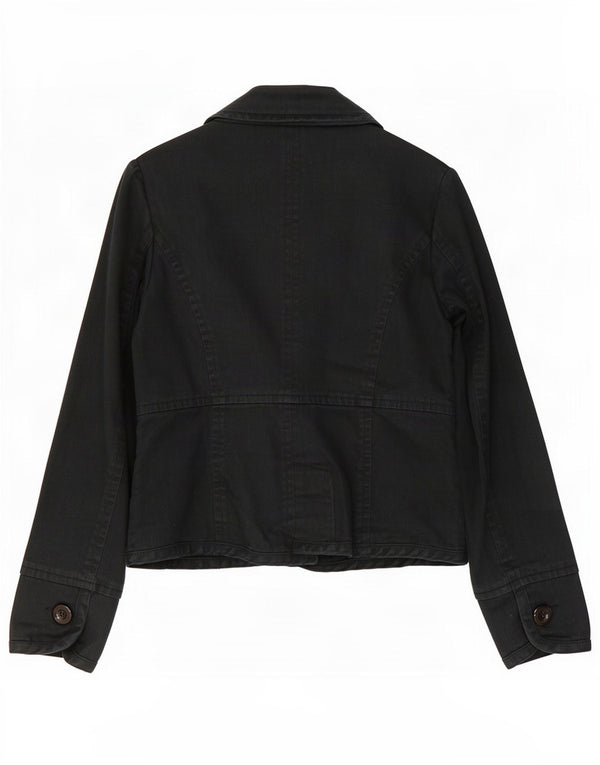 Giacca blazer da donna a 1 bottone Monsoon UK 16 grande cotone nero