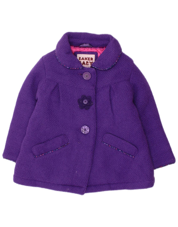 Cappotto TED BAKER per neonata 12-18 mesi in viscosa viola