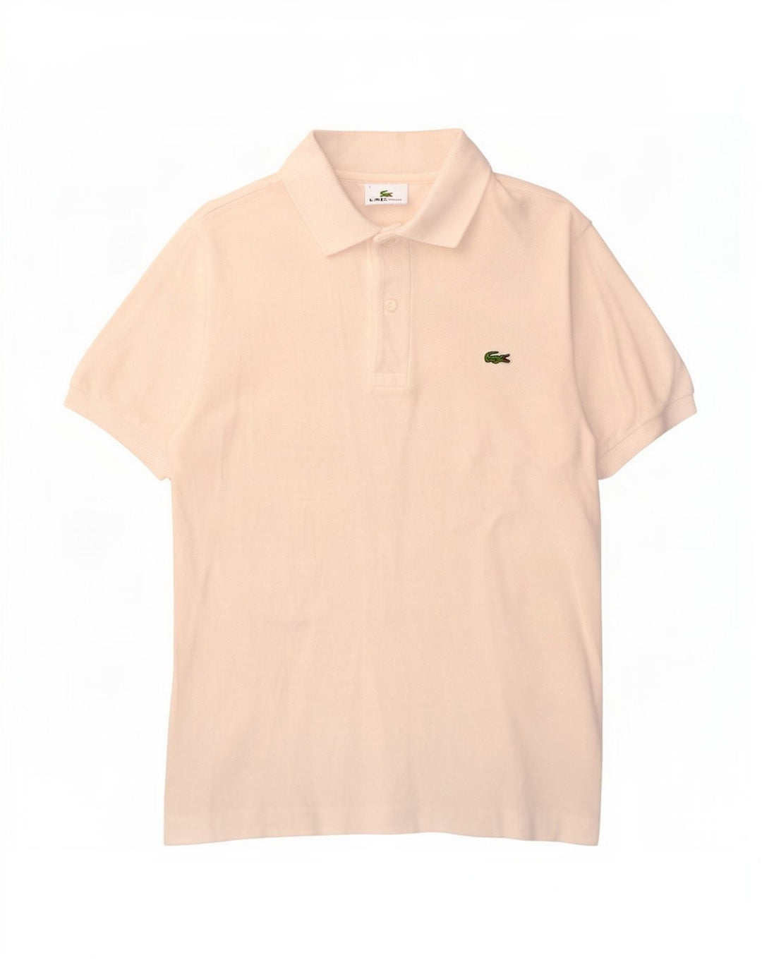 Polo da uomo Lacoste taglia 3 piccola in cotone bianco