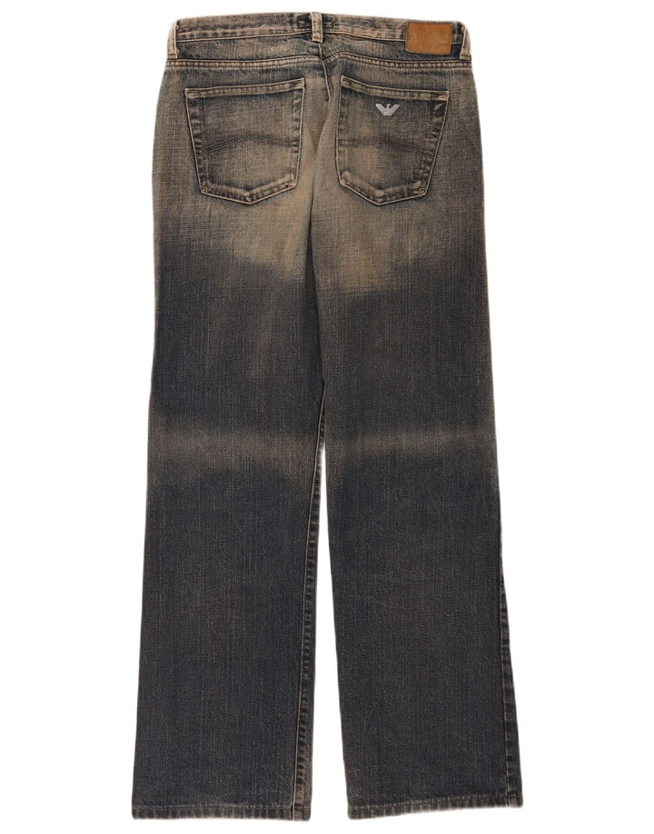 Jeans larghi da donna Armani W28 L30 cotone blu