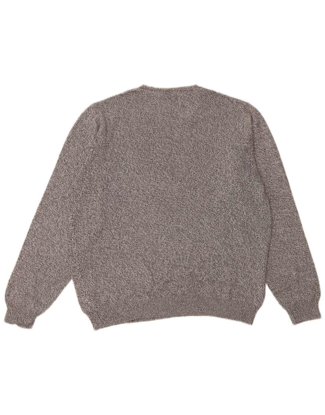 MARKS & SPENCER Mens Crew Neck Jumper Sweater Medium Grey Flecked