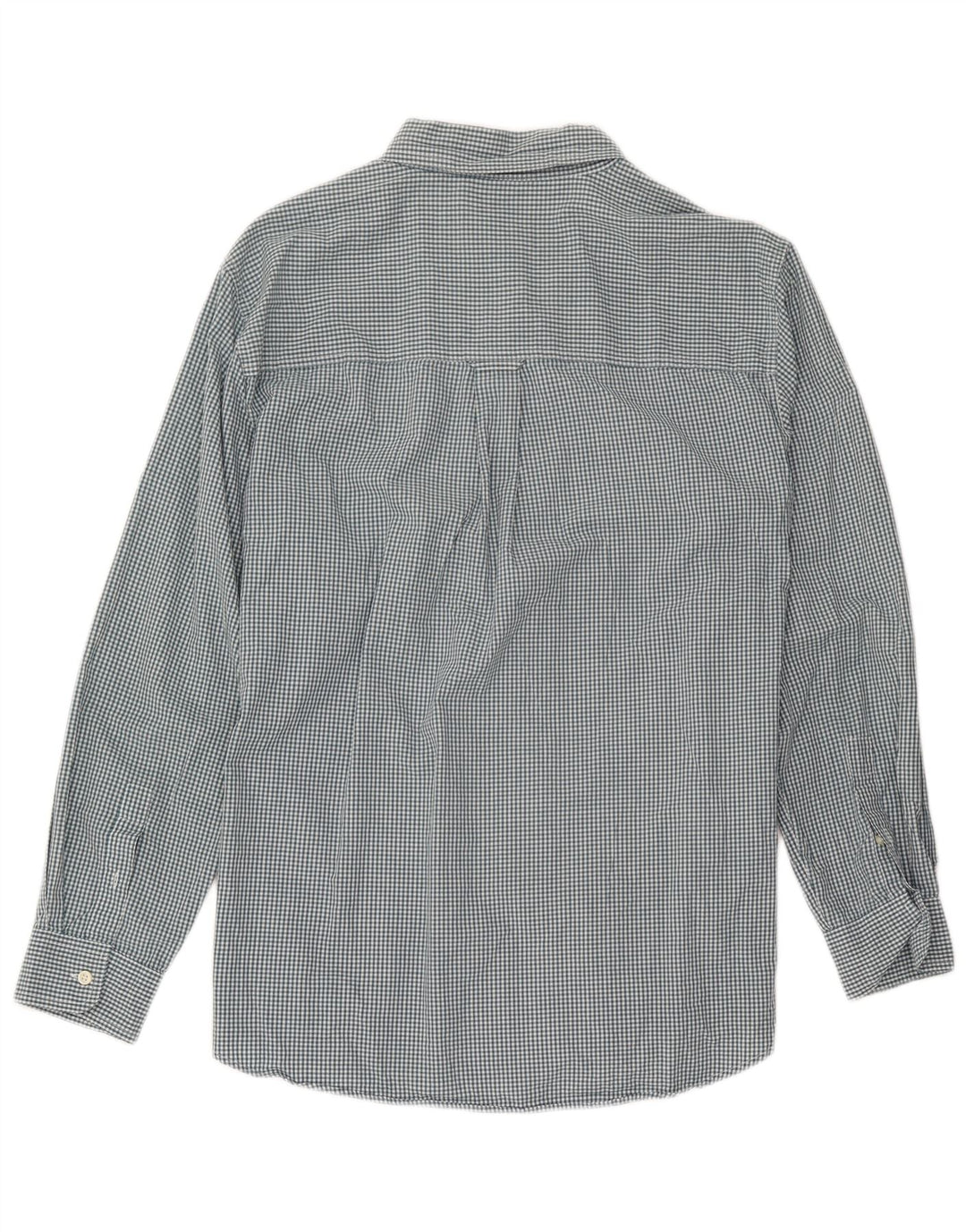 Camicia da uomo Chaps grande in cotone a quadretti verde