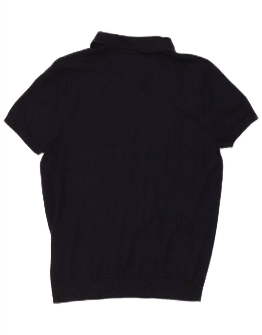 Polo Zara da uomo piccola in viscosa blu navy