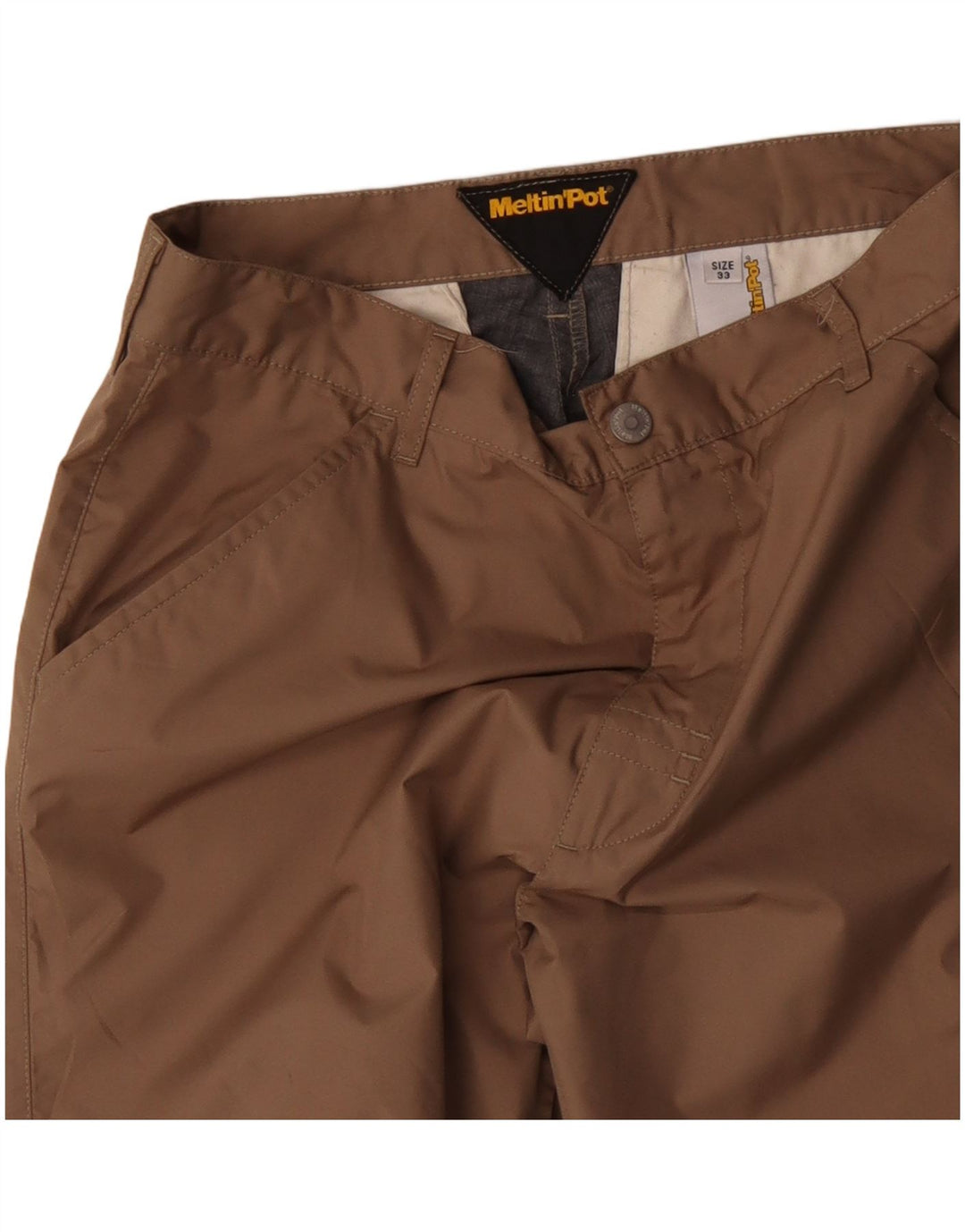 Pantaloni da trekking dritti da uomo Meltin' Pot W33 L32 Poliestere beige