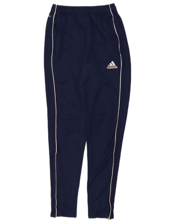 Pantaloni da tuta Adidas Aeroready da uomo piccoli in poliestere blu navy
