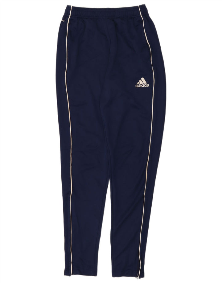 Pantaloni da tuta Adidas Aeroready da uomo piccoli in poliestere blu navy