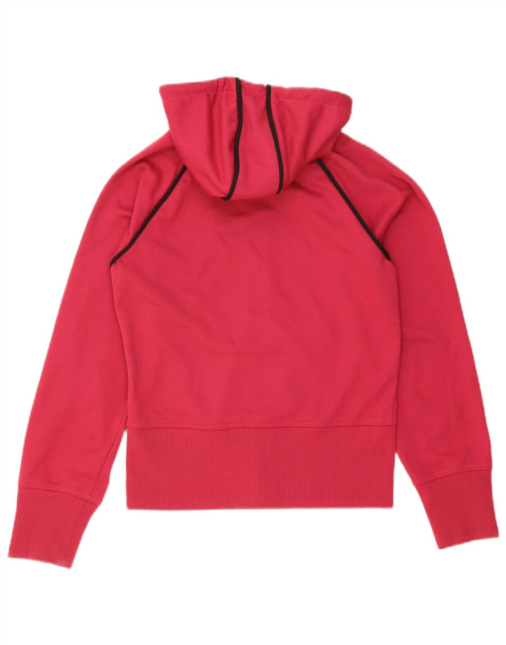 Felpa con cappuccio e zip da donna Diadora IT 42 Poliestere rosa medio