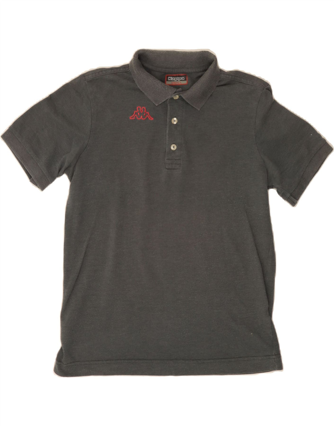 KAPPA Mens Polo Shirt Small Grey Cotton Vintage Kappa and Second-Hand Kappa from Messina Hembry 