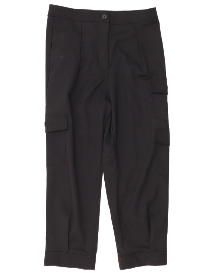 Pantaloni cargo dritti da donna Sundek medi W30 L26 cotone nero