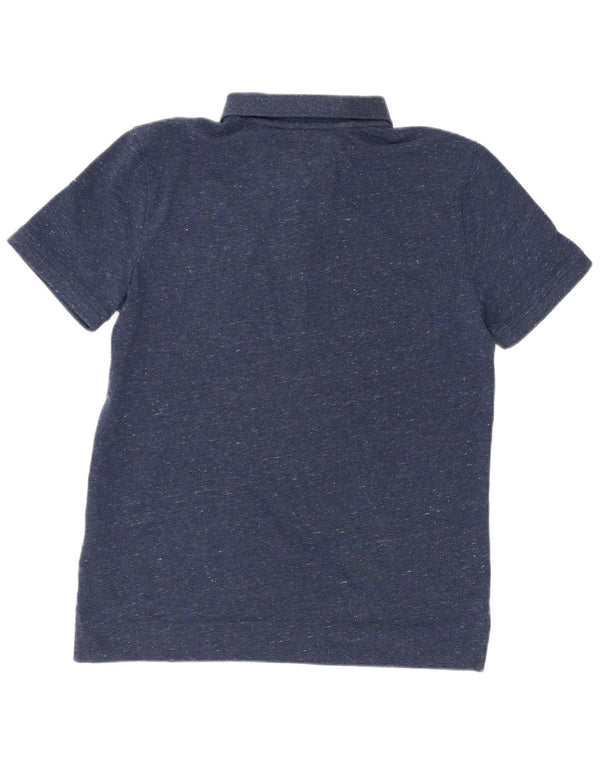 Polo Tommy Hilfiger da bambino 13-14 anni in cotone screziato blu navy