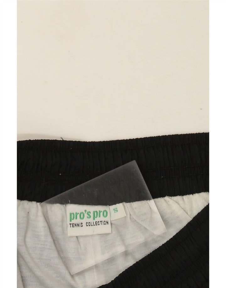 Pantaloni da tuta vintage da uomo Joggers piccoli neri in poliammide