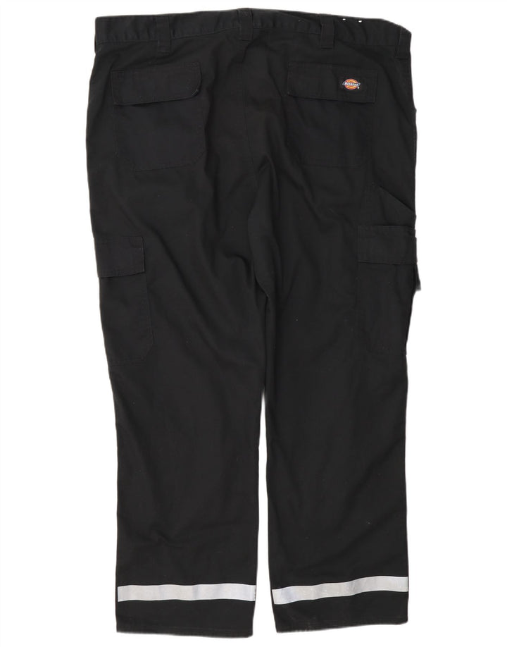 Pantaloni cargo dritti da uomo Dickies W40 L28 poliestere color block nero