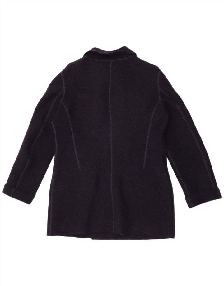 Caban Donna Aspesi IT 42 Medio Blu Navy Lana