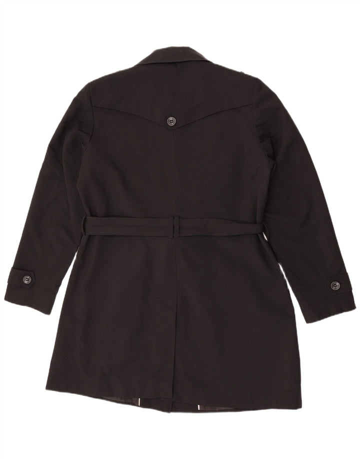 Trench da donna Marks & Spencer UK 16 grande poliestere nero