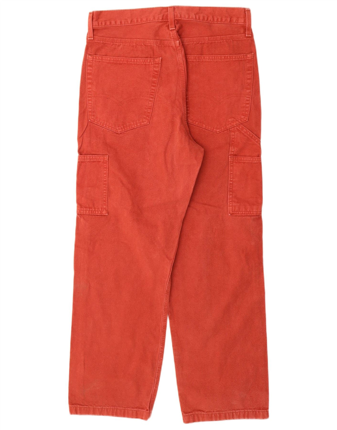 Jeans dritti cargo da uomo Levi's W30 L30 in cotone rosso