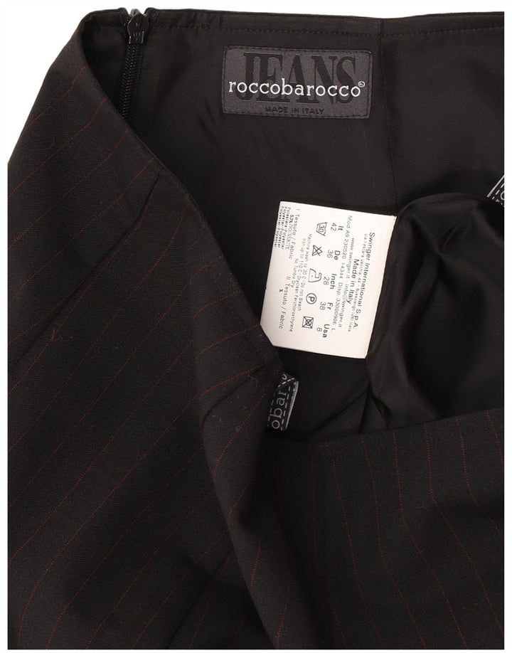 Gonna Tubino Donna Roccobarocco IT 42 Media W26 Gessata Nera