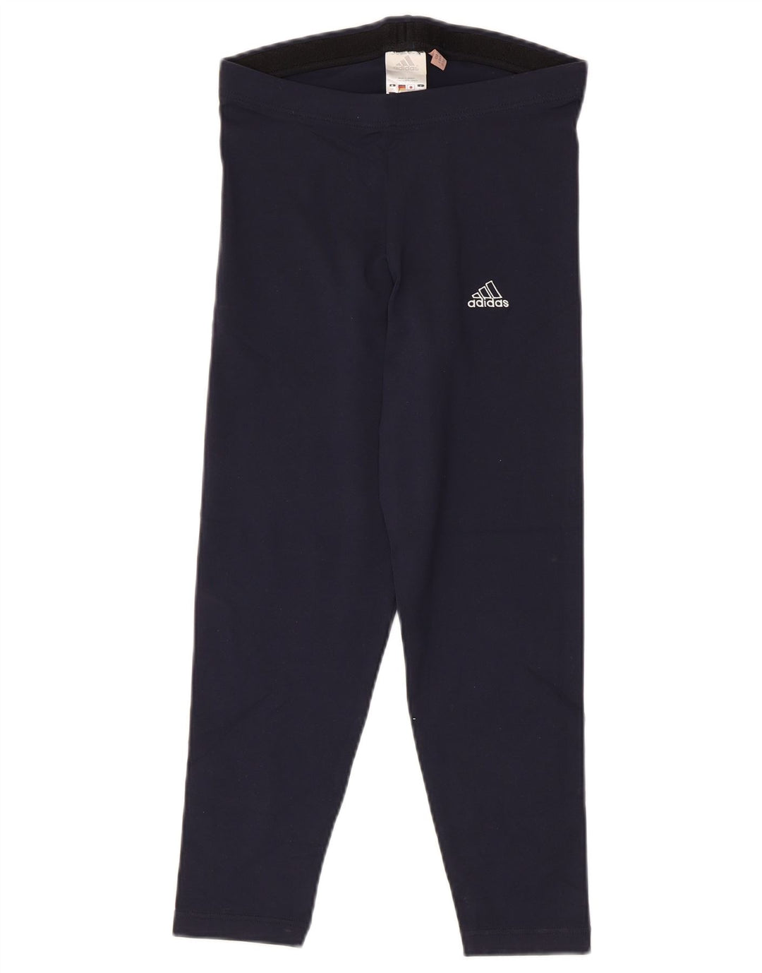Leggings Adidas da donna UK 14 Large blu navy in poliammide