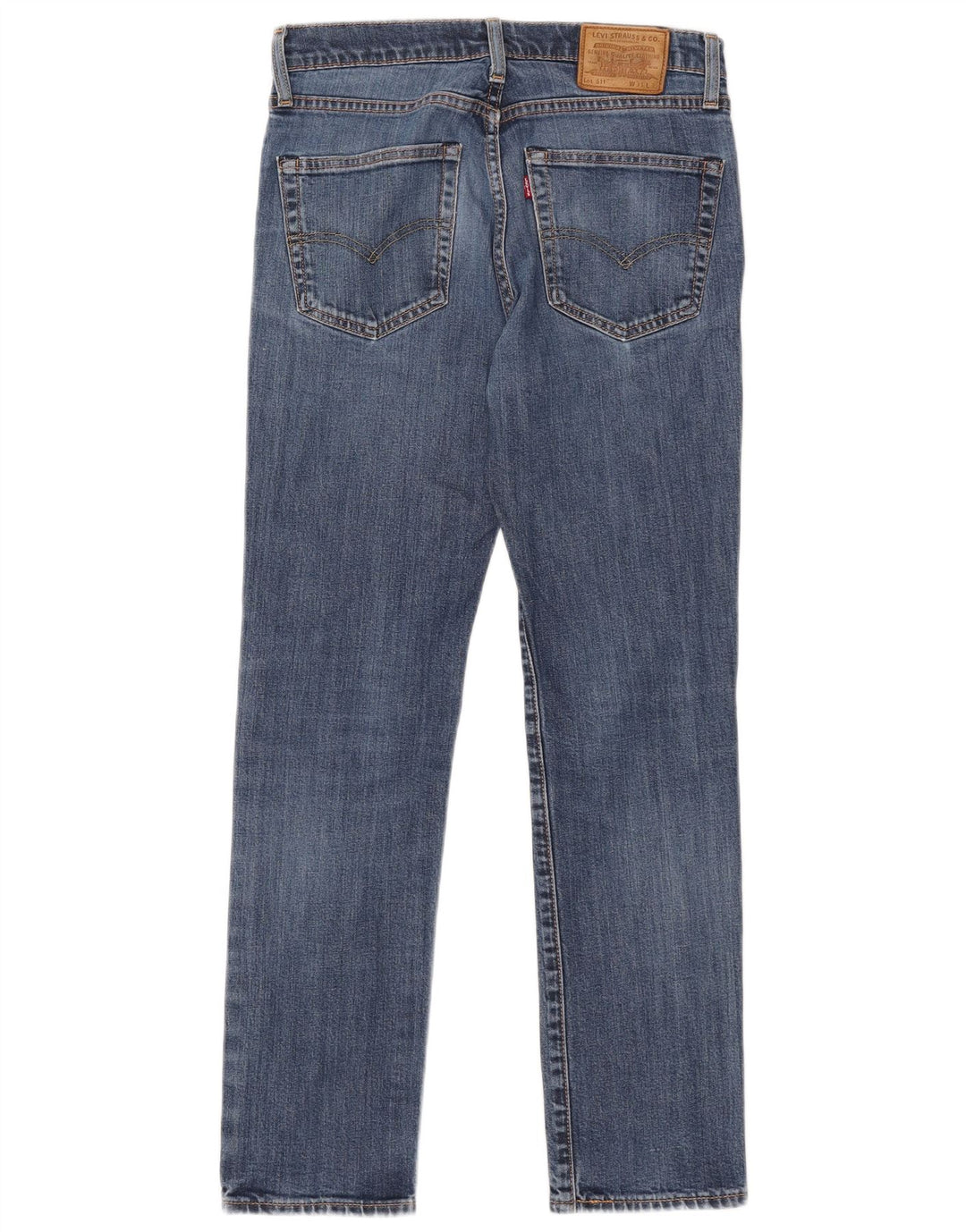 Levi's Uomo 511 Slim Jeans W31 L32 Cotone Blu