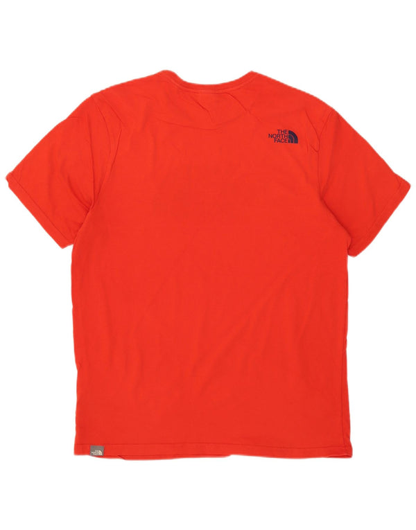 T-shirt grafica da uomo The North Face Top in cotone rosso medio