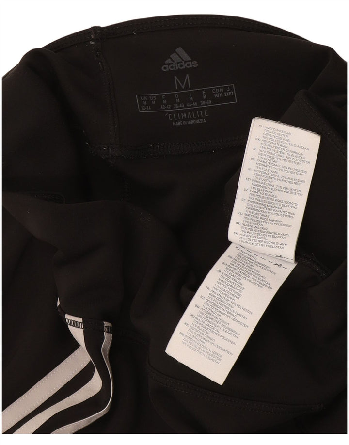 Leggings Adidas Climalite Crop da donna UK 12/14 Poliestere nero medio