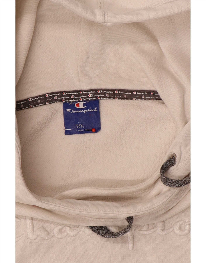 Felpa con cappuccio grafica da donna Champion UK 14 Medium White