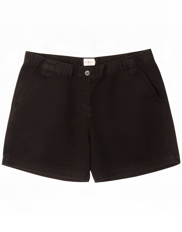Pantaloncini chino da donna Calvin Klein Jeans US 14 XL W36 Cotone nero