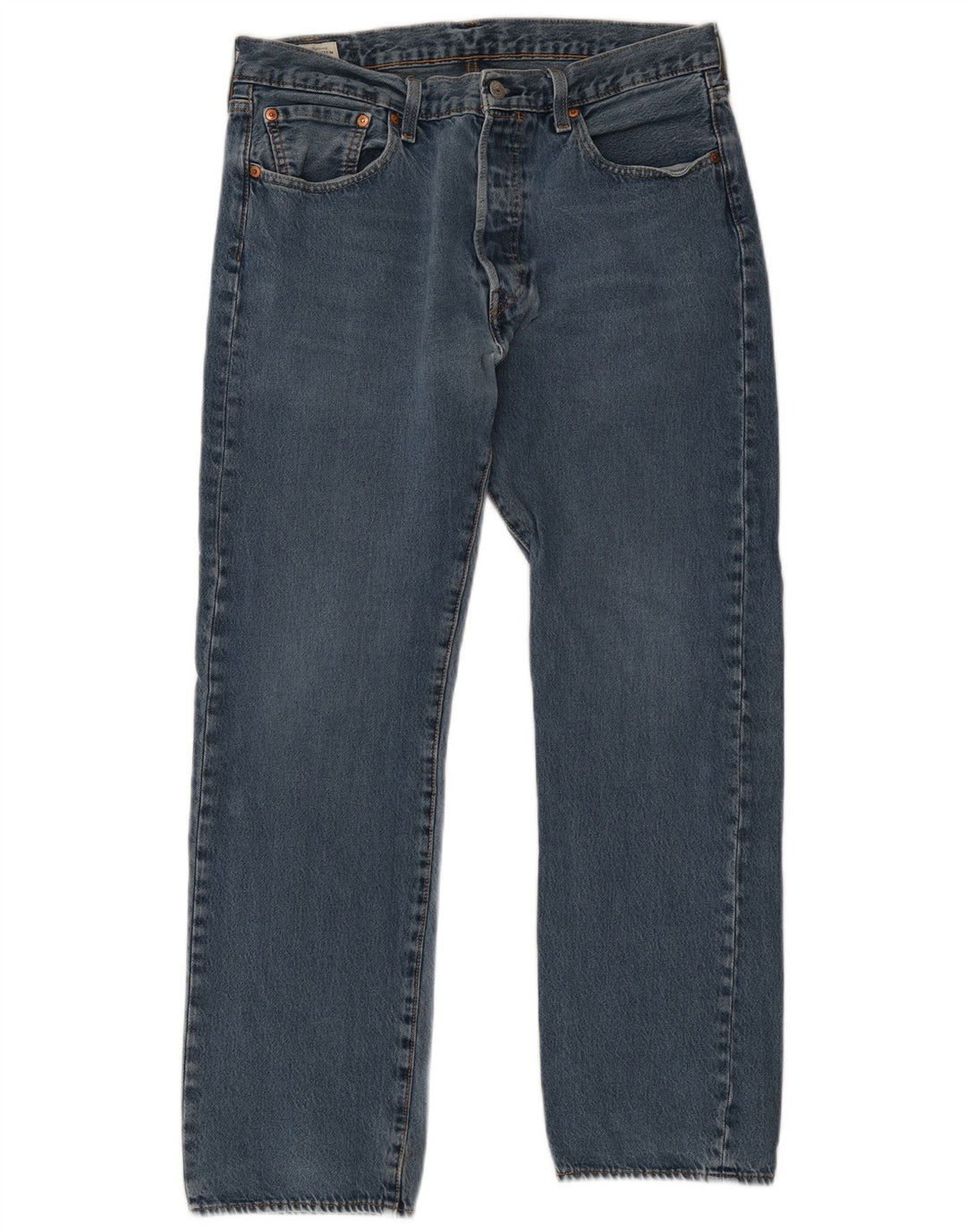 Jeans dritti da uomo Levi's W34 L30 in cotone blu