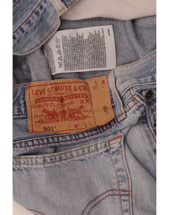 Jeans dritti da uomo Levi's 501 W33 L28 cotone blu