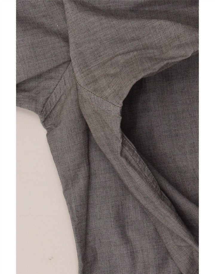 Camicia da uomo DKNY in cotone gessato grigio medio