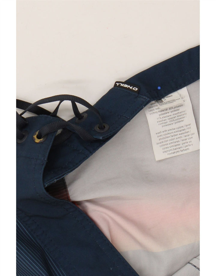 Pantaloncini da bagno da uomo O'Neill in poliestere color block blu medio